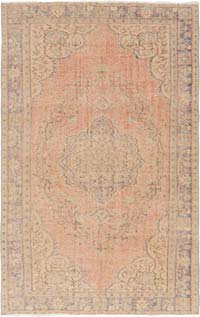 Alfombra Vintage Turca Anudada a Mano - 195 cm x 305 cm