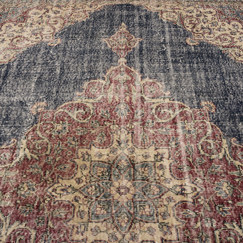 Alfombra Vintage Turca Anudada a Mano - 207 cm x 194 cm - K0083792