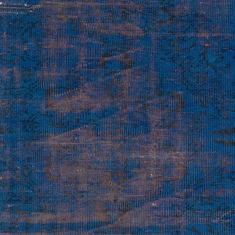 Boyalı El Dokuma Vintage Halı - 132 cm x 246 cm - K0083794
