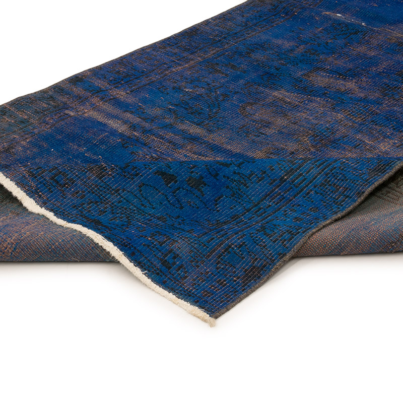 Boyalı El Dokuma Vintage Halı - 132 cm x 246 cm - K0083794