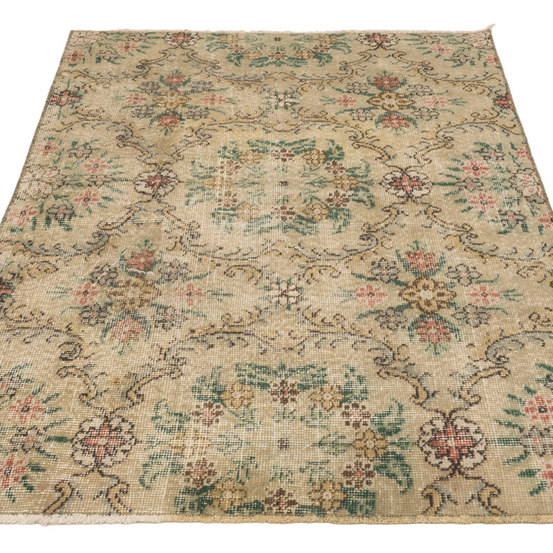 Vintage Turkish Hand-Knotted Rug - 3' 2" x 4' 11" (38" x 59") - K0083795