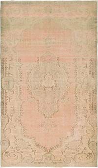 Vintage Turkish Hand-Knotted Rug - 5' 4" x 9' 1" (64" x 109")
