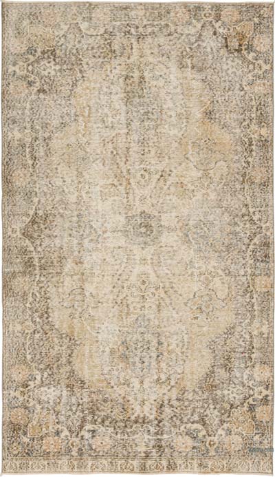 Alfombra Vintage Turca Anudada a Mano - 150 cm x 261 cm