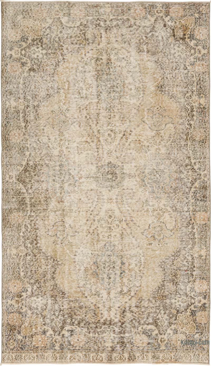 Alfombra Vintage Turca Anudada a Mano - 150 cm x 261 cm - K0083799