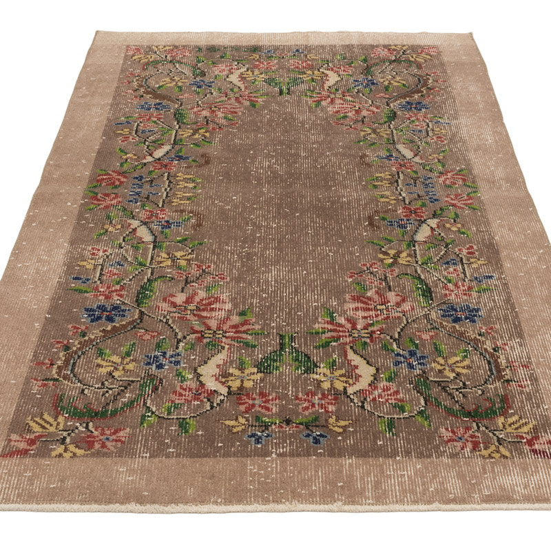 El Dokuma Vintage Halı - 101 cm x 182 cm - K0083800