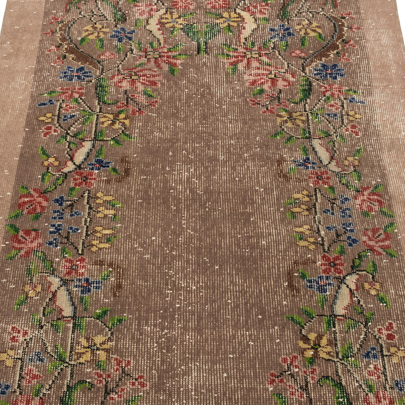 El Dokuma Vintage Halı - 101 cm x 182 cm - K0083800