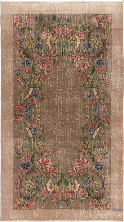 Vintage Turkish Hand-Knotted Rug - 3' 4" x 6'  (40" x 72")