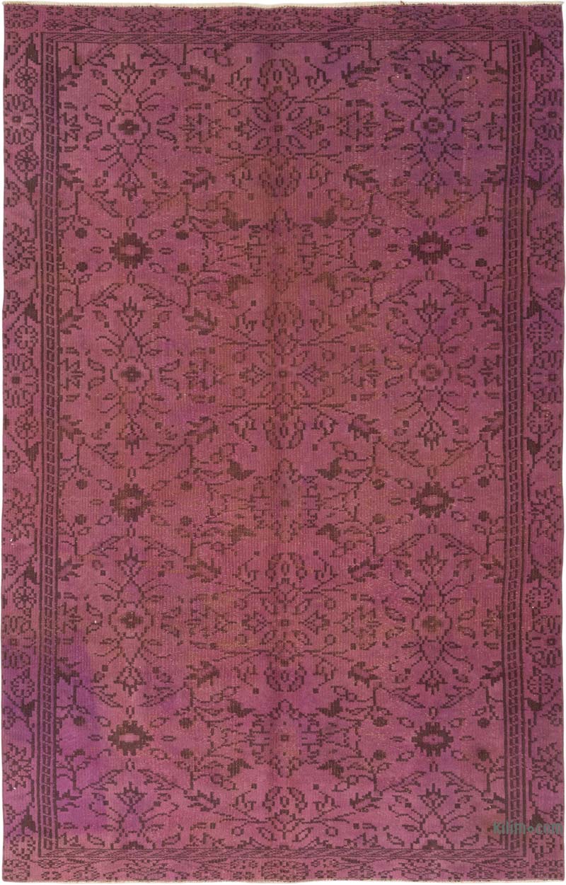 Alfombra Turca Vintage Sobre-teñida - 177 cm x 275 cm - K0083805