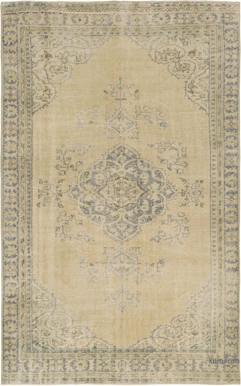 Vintage Turkish Hand-Knotted Rug - 6' 6" x 10' 3" (78" x 123") - K0083806