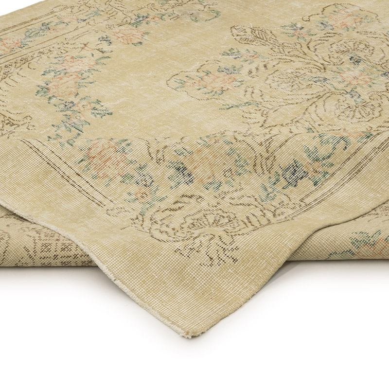 Alfombra Vintage Turca Anudada a Mano - 206 cm x 316 cm - K0083807