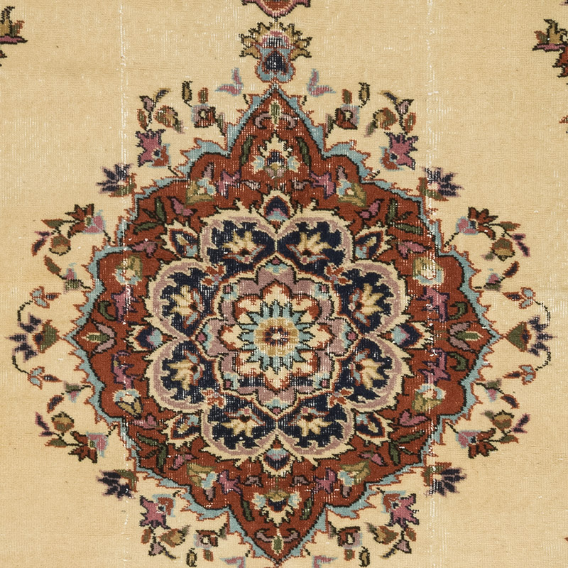 Vintage Turkish Hand-Knotted Rug - 4' 10" x 7' 11" (58" x 95") - K0083808