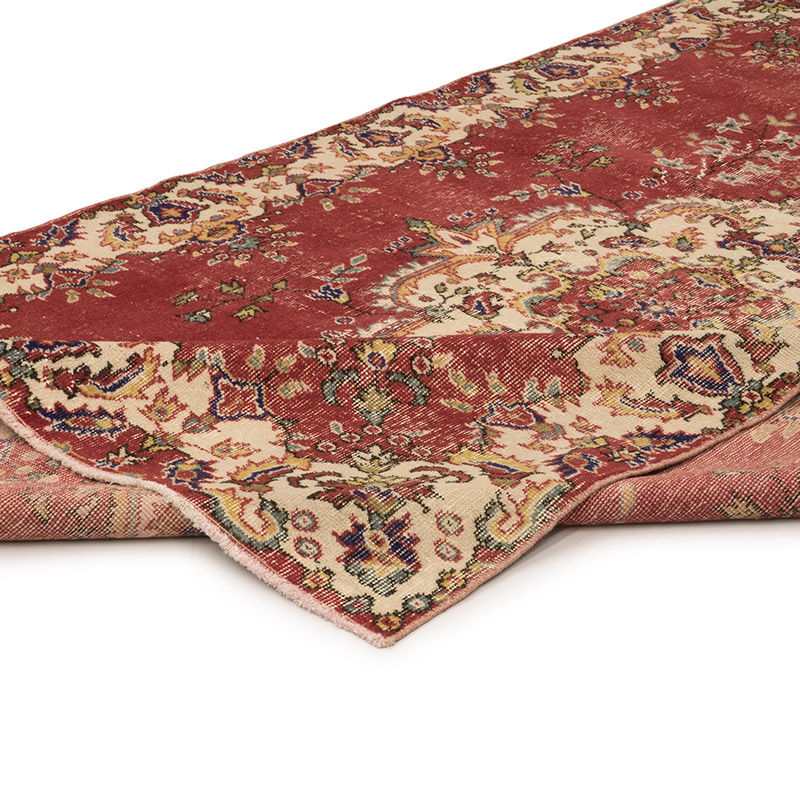 Vintage Turkish Hand-Knotted Rug - 5' 7" x 9'  (67" x 108") - K0083810
