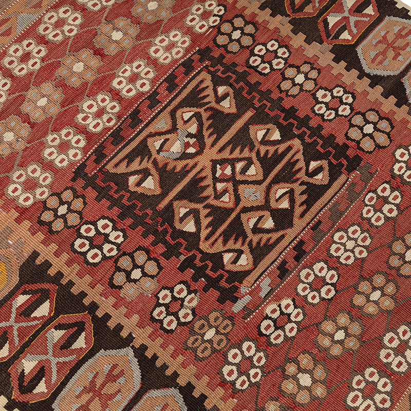 Vintage Kayseri Kilim Rug - 3' 3" x 4' 6" (39" x 54") - K0083811