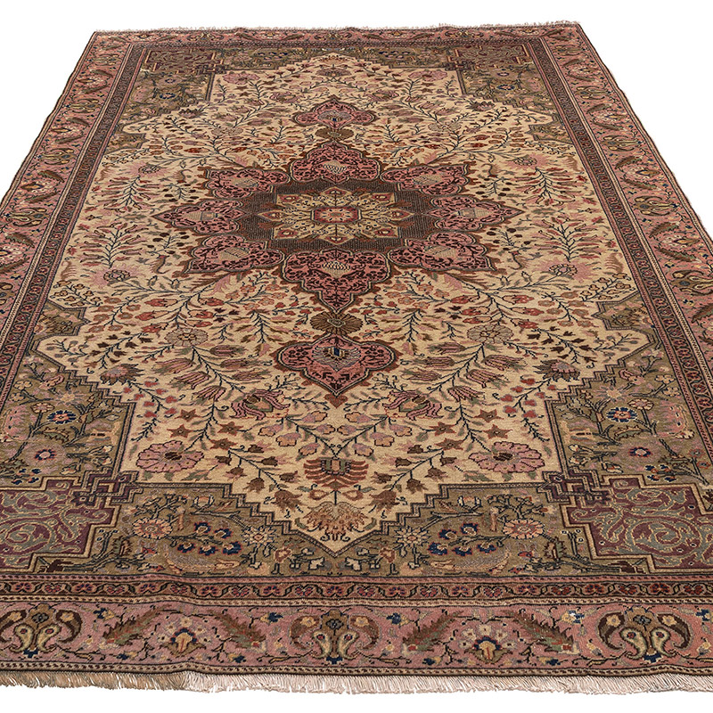Vintage Turkish Hand-Knotted Rug - 6' 2" x 9' 4" (74" x 112") - K0083814