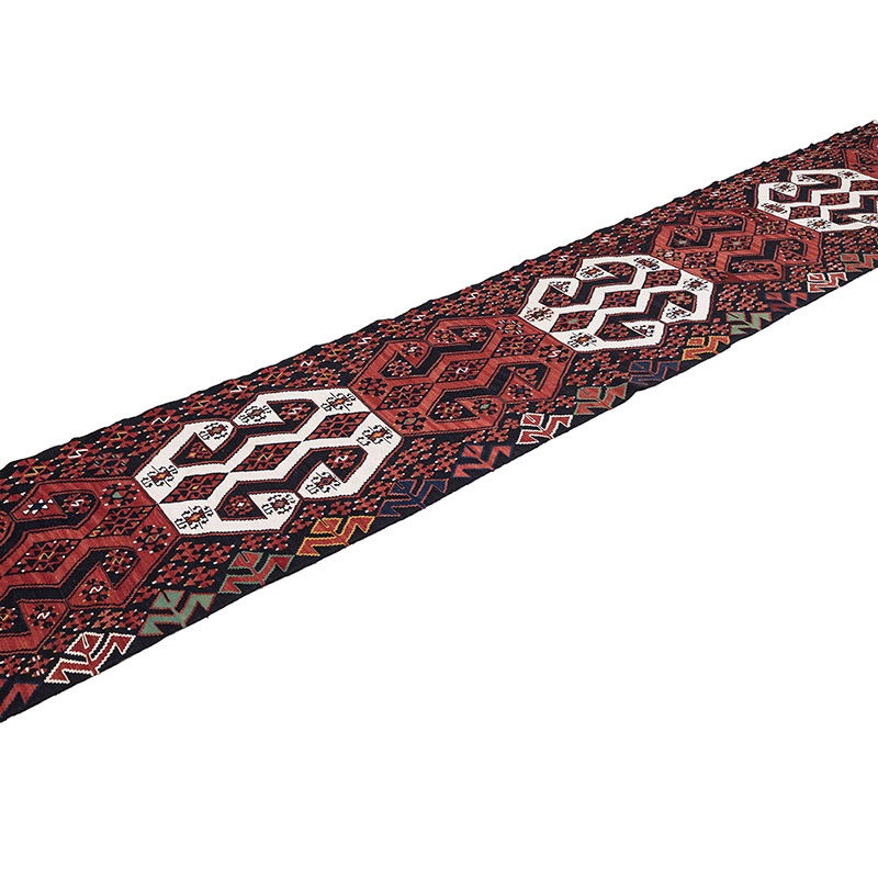 Vintage Malatya Kilim Yolluk - 66 cm x 377 cm - K0083816