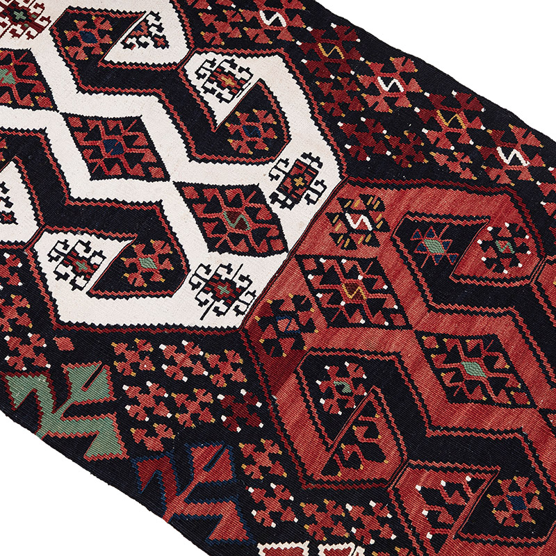 Vintage Malatya Kilim Yolluk - 66 cm x 377 cm - K0083816