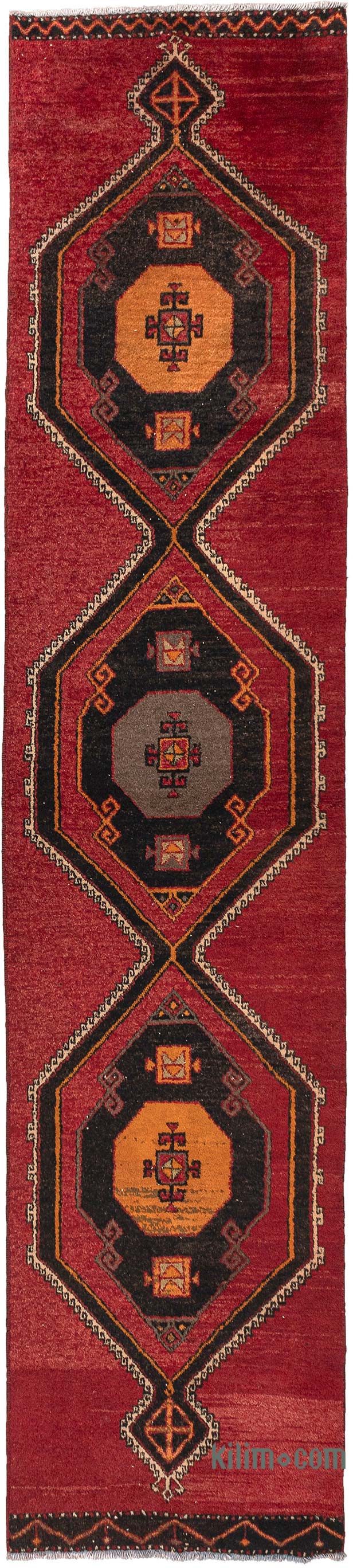 Vintage Anadolu Yolluk - 85 cm x 382 cm - K0083820
