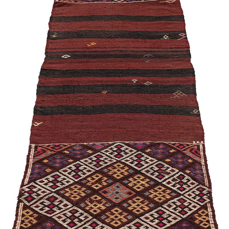 Vintage Bayburt Kilim Runner - 1' 11" x 6' 11" (23" x 83") - K0083826