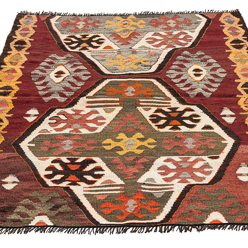 Vintage Mut Kilim Rug - 3'  x 4' 2" (36" x 50") - K0083827
