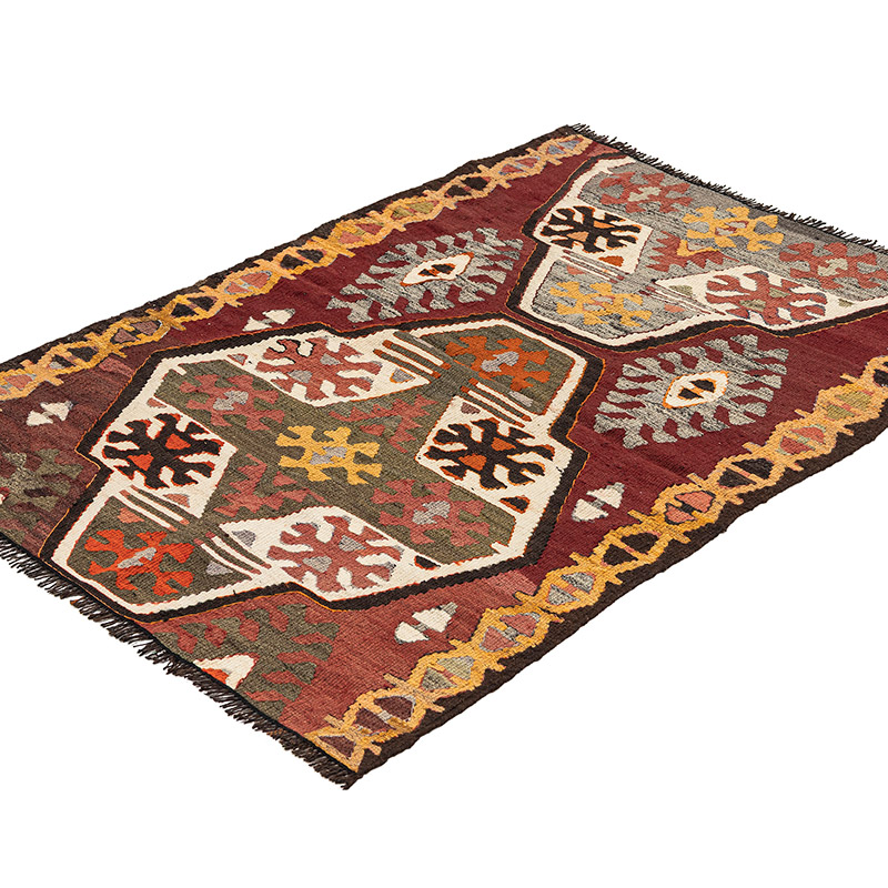 Vintage Mut Kilim Rug - 3'  x 4' 2" (36" x 50") - K0083827