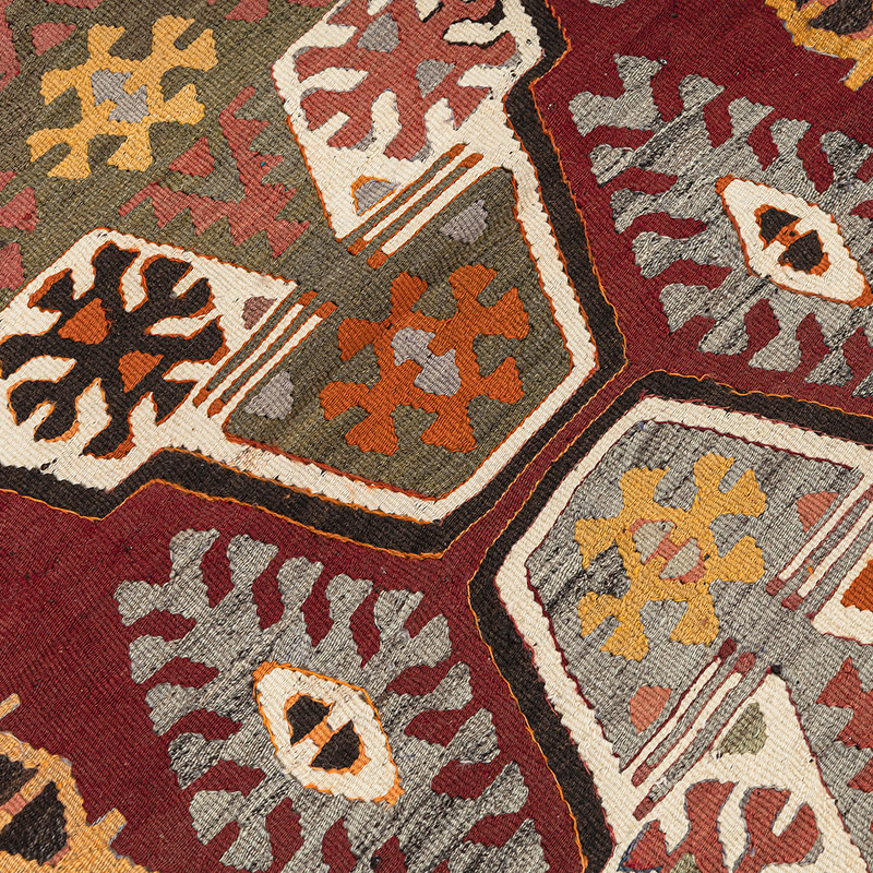 Vintage Mut Kilim Rug - 3'  x 4' 2" (36" x 50") - K0083827