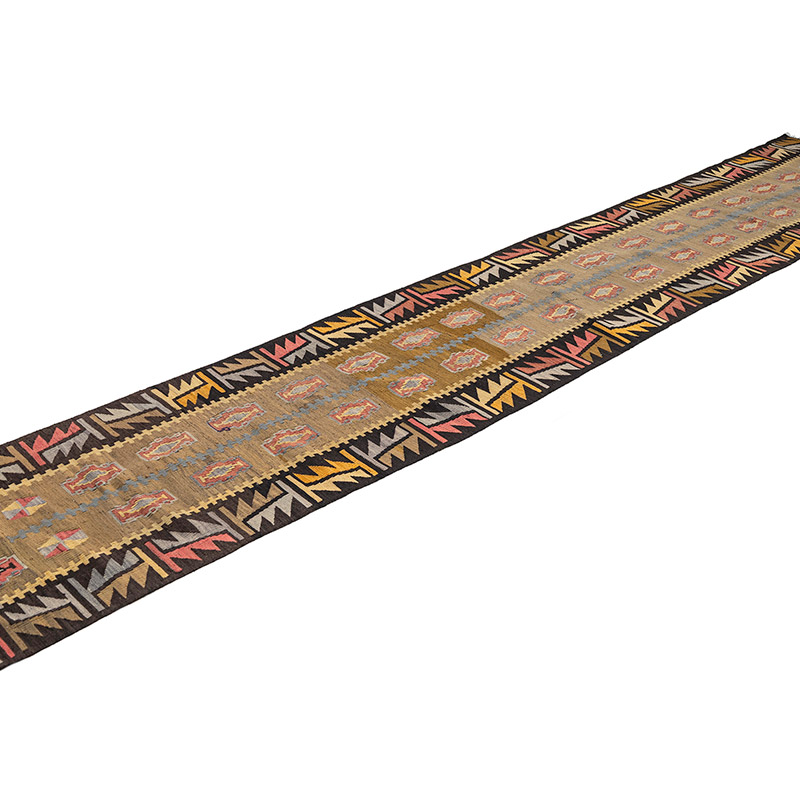 Corredor Vintage Kırsehir Kilim - 62 cm x 340 cm - K0083836