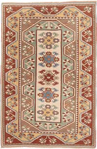 Vintage Turkish Hand-Knotted Rug - 4' 4" x 6' 7" (52" x 79")