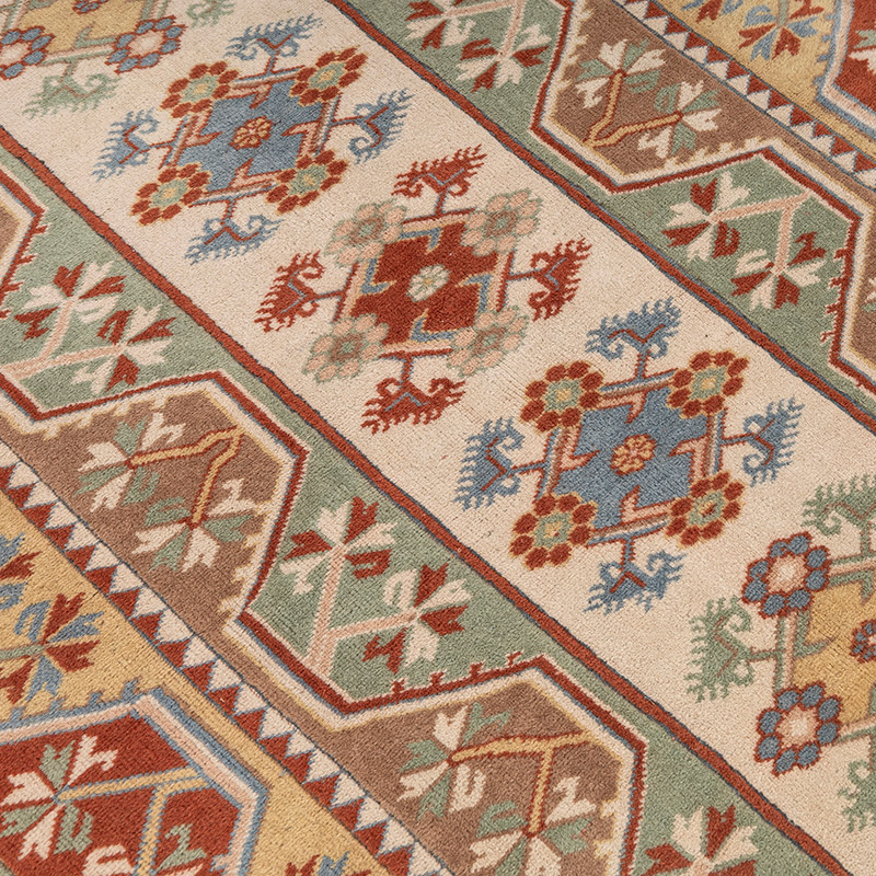 Alfombra Vintage Turca Anudada a Mano - 131 cm x 200 cm - K0083842