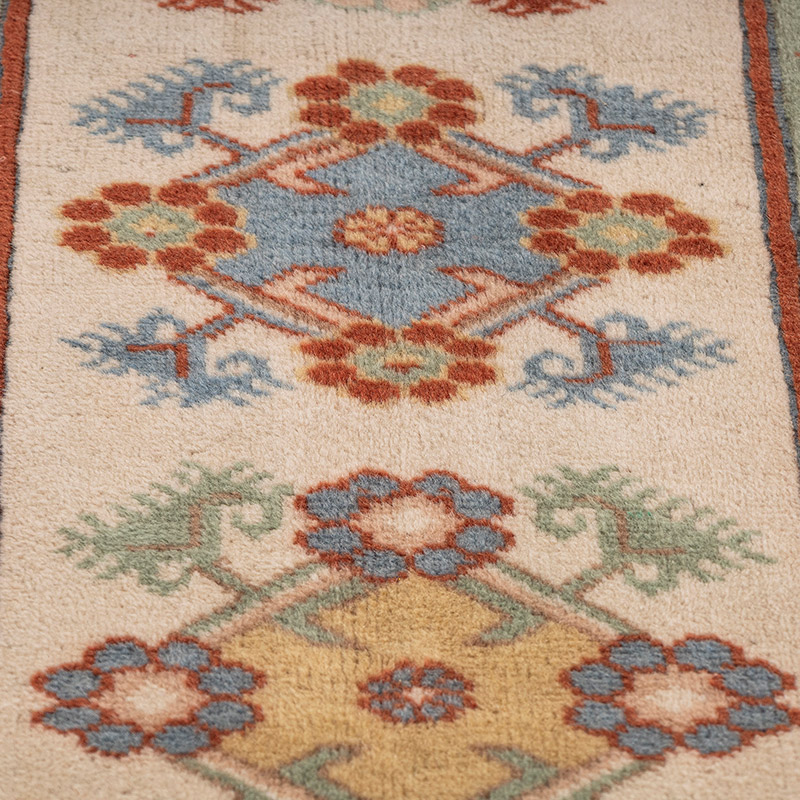 Alfombra Vintage Turca Anudada a Mano - 131 cm x 200 cm - K0083842