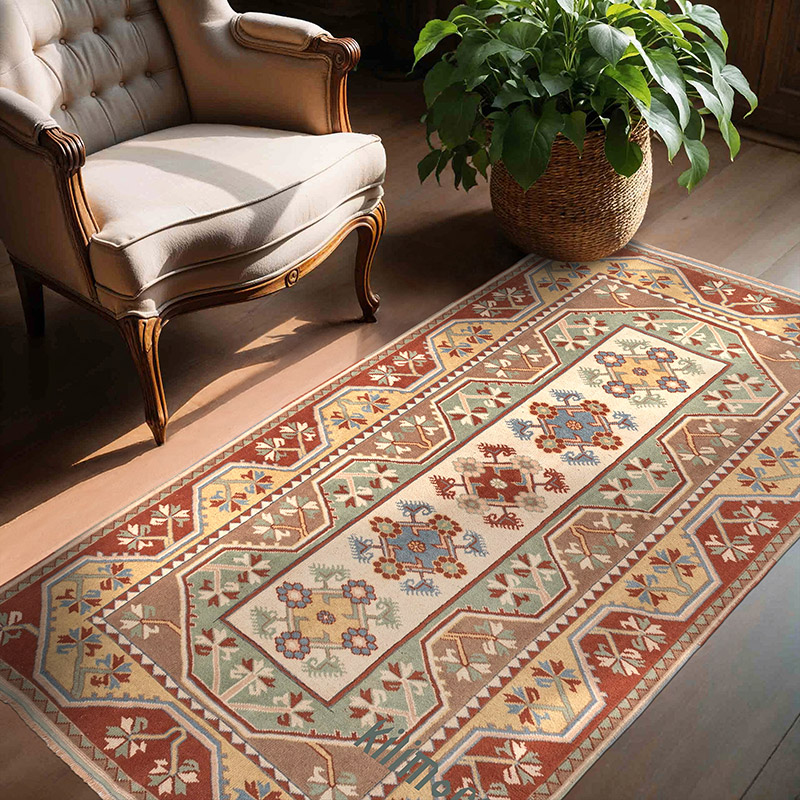 Vintage Turkish Hand-Knotted Rug - 4' 4" x 6' 7" (52" x 79") - K0083842