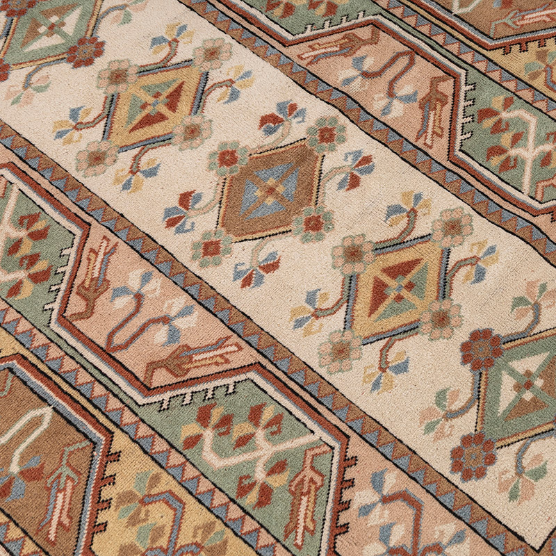 Alfombra Vintage Turca Anudada a Mano - 132 cm x 192 cm - K0083843