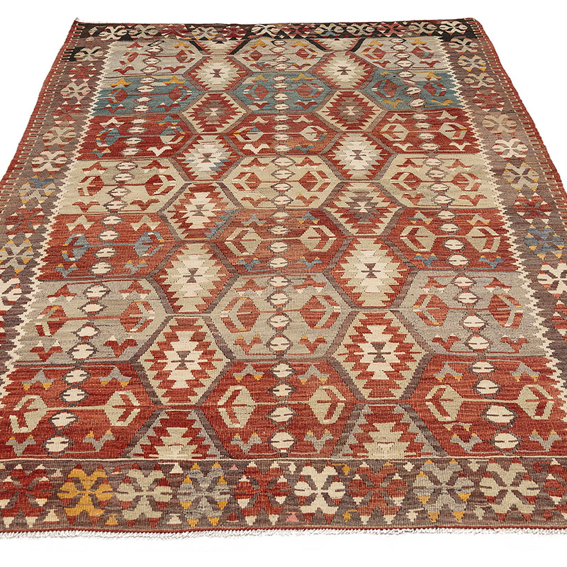 Alfombra Vintage Aydin Kilim - 145 cm x 226 cm - K0083846