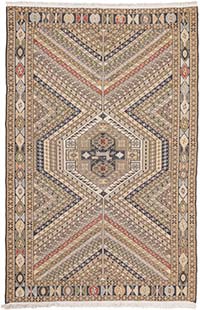 Vintage Shahsavan Soumak Rug