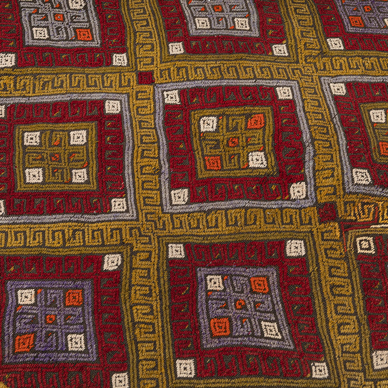 Vintage Anatolian Jijim Rug - 5' 2" x 5' 10" (62" x 70") - K0083853