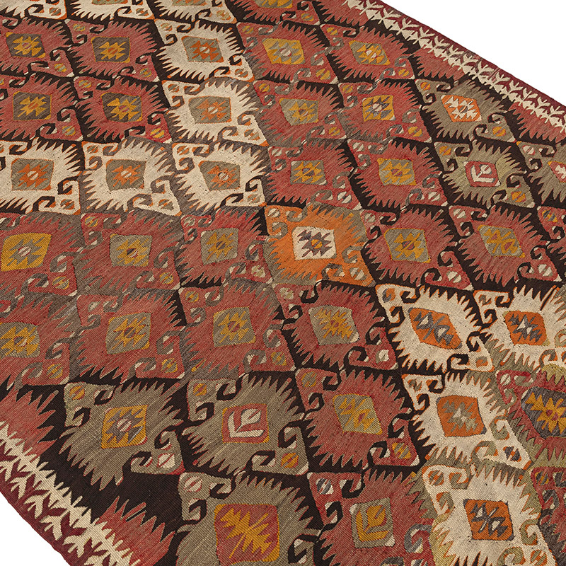 Alfombra Vintage Mut Kilim - 147 cm x 355 cm - K0083854