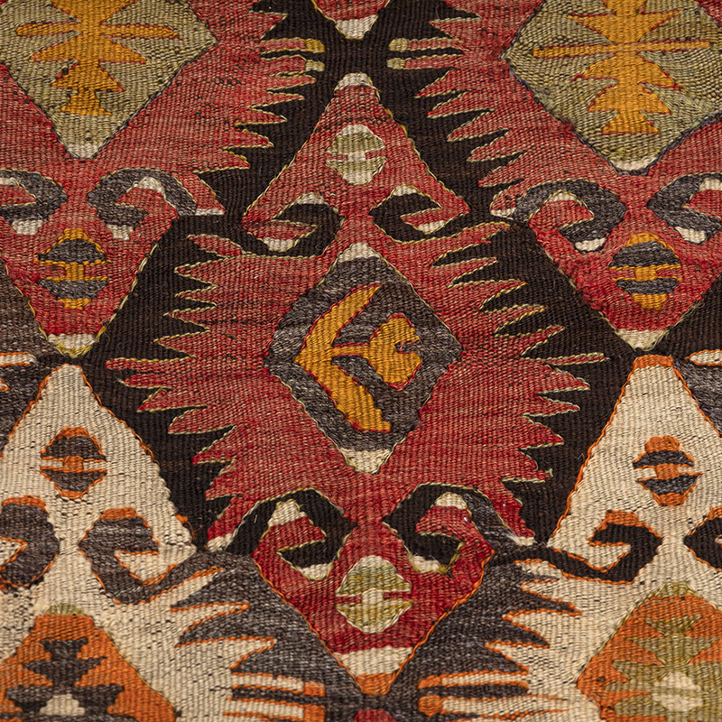 Alfombra Vintage Mut Kilim - 147 cm x 355 cm - K0083854