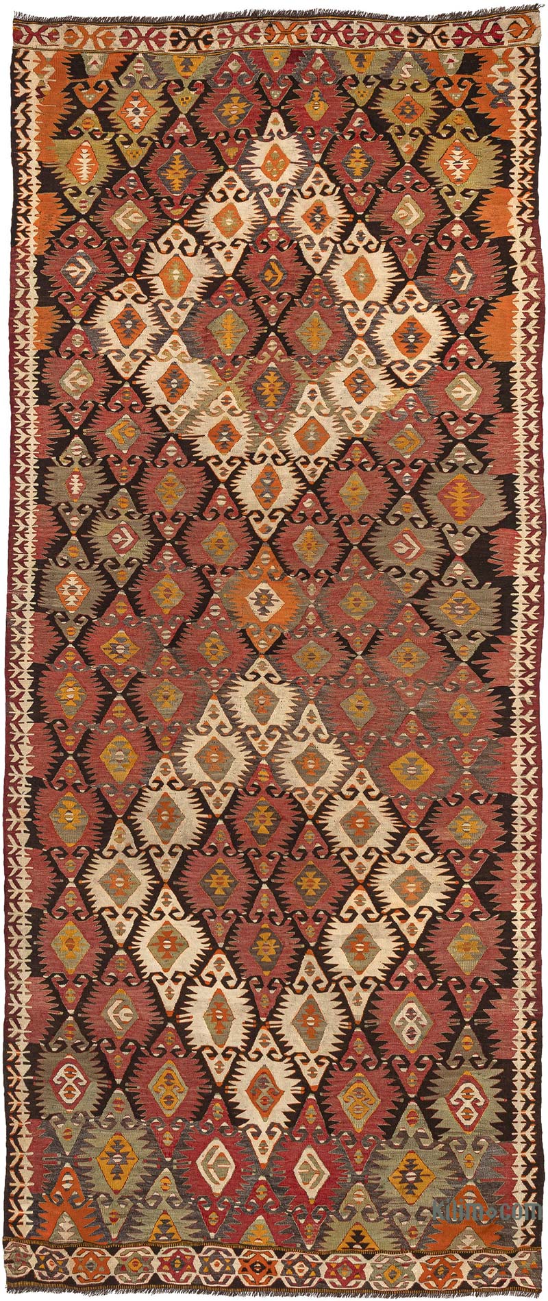 Alfombra Vintage Mut Kilim - 147 cm x 355 cm - K0083854