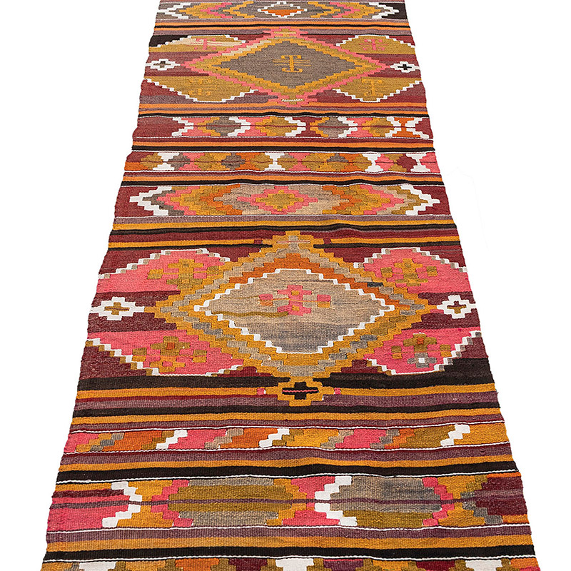 Vintage Puturge Kilim Runner - 2' 7" x 11' 5" (31" x 137") - K0083855