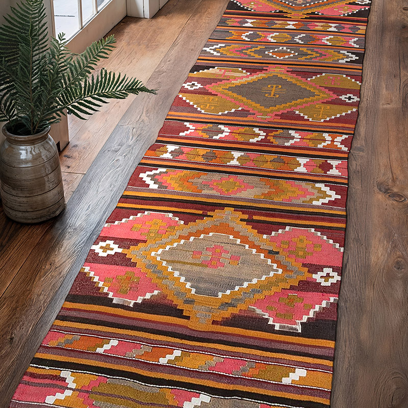 Vintage Pötürge Yolluk - 78 cm x 348 cm - K0083855