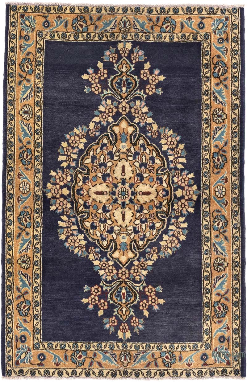El Dokuma Vintage Halı - 98 cm x 149 cm - K0083862