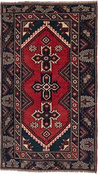 Vintage Turkish Hand-Knotted Rug - 3' 9" x 6' 4" (45" x 76")