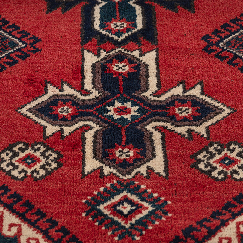 Alfombra Vintage Turca Anudada a Mano - 115 cm x 194 cm - K0083863