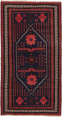 El Dokuma Vintage Hali - 102 cm x 190 cm