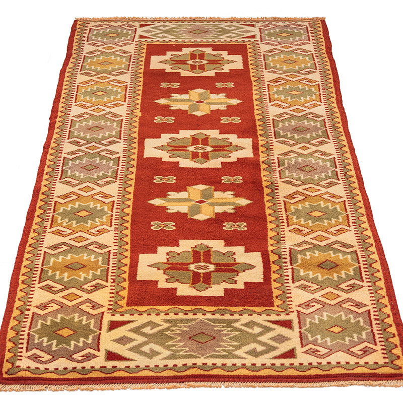 Alfombra Vintage Turca Anudada a Mano - 80 cm x 174 cm - K0083866