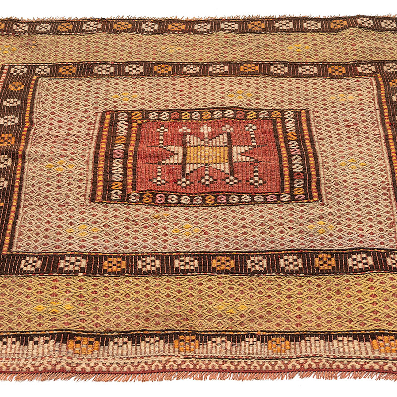 Alfombra Fethiye Jijim Vintage - 123 cm x 117 cm - K0083867
