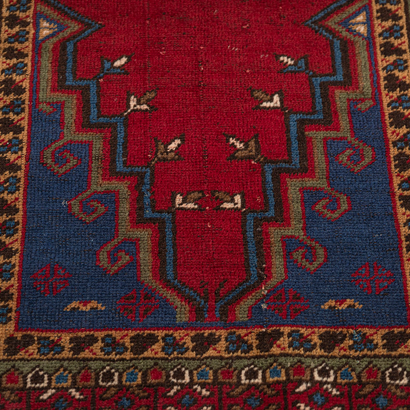 Alfombra Vintage Turca Anudada a Mano - 125 cm x 194 cm - K0083868