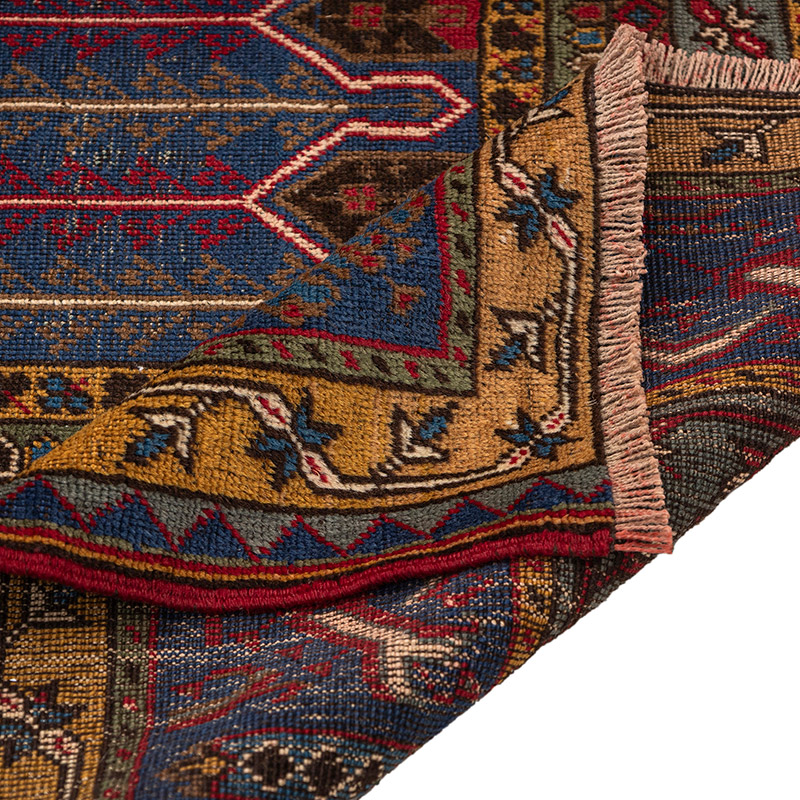 Alfombra Vintage Turca Anudada a Mano - 125 cm x 194 cm - K0083868