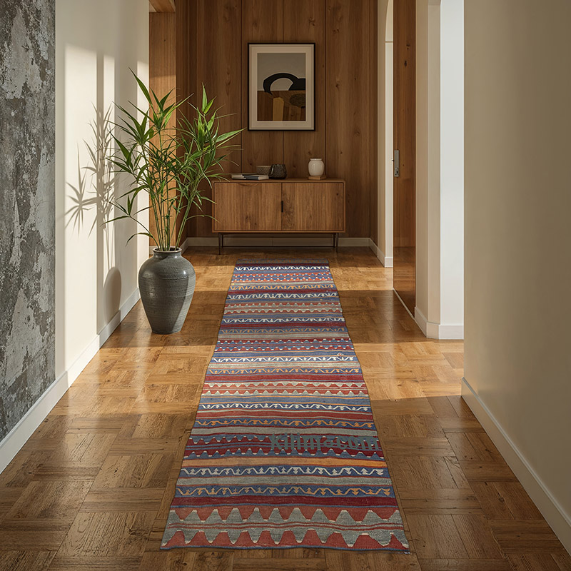 Corredor Vintage Konya Kilim - 90 cm x 272 cm - K0083871