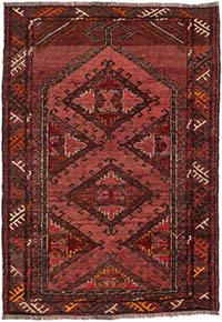 Alfombra Vintage Turca Anudada a Mano - 77 cm x 108 cm