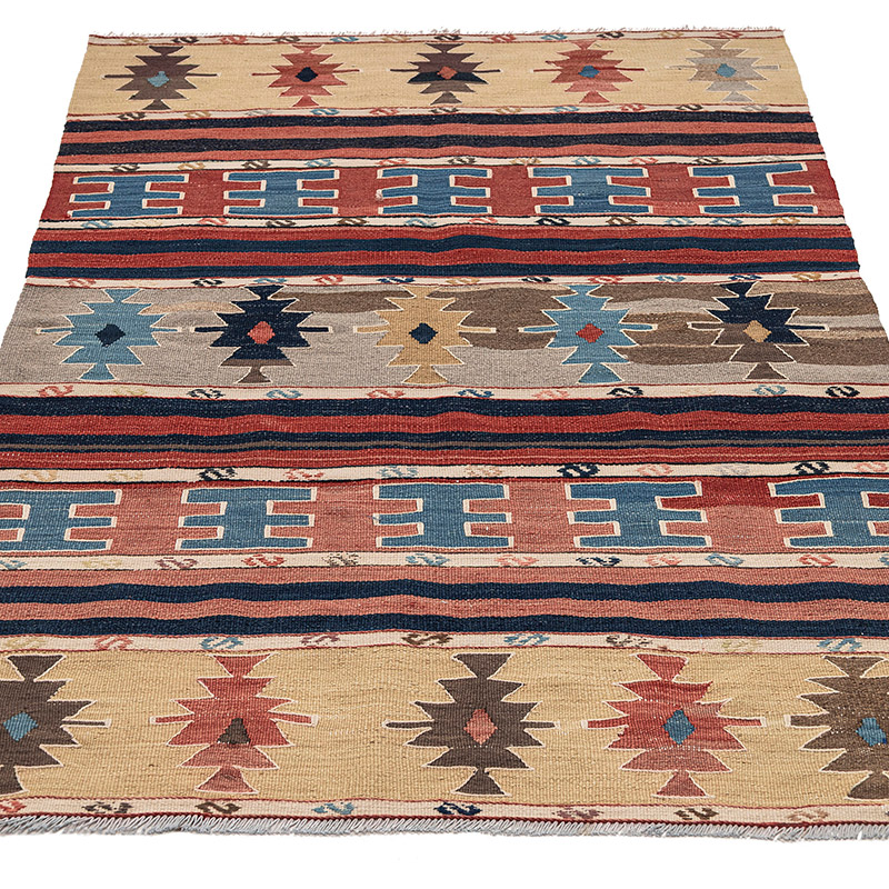 Alfombra Vintage Denizli Kilim - 105 cm x 176 cm - K0083879